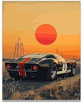 FORD　VintagePoster Vintage 1920s Ford Motor Car Advertisement Poster A3 Print